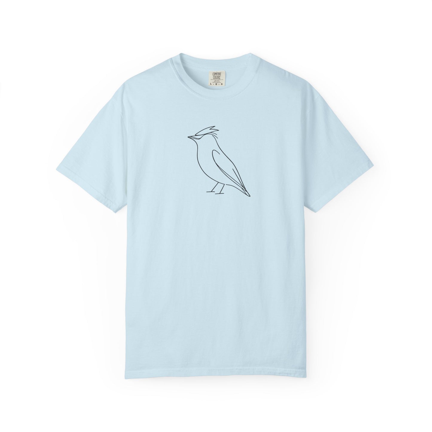Cedar Waxwing Line T-Shirt - Heavyweight Comfort Colors
