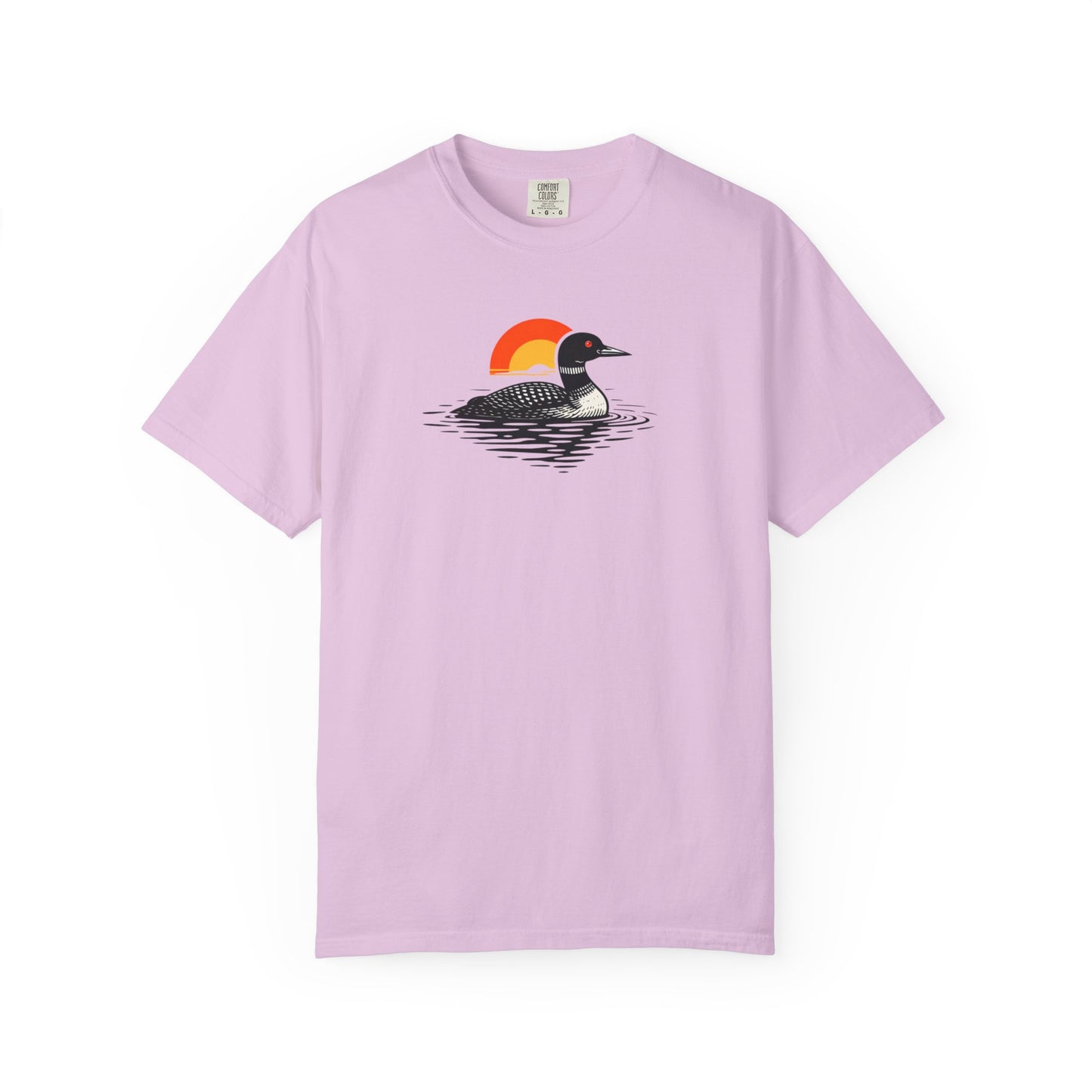 Loon at Sunset T-Shirt - Heavyweight Comfort Colors