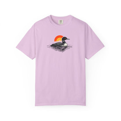 Loon at Sunset T-Shirt - Heavyweight Comfort Colors
