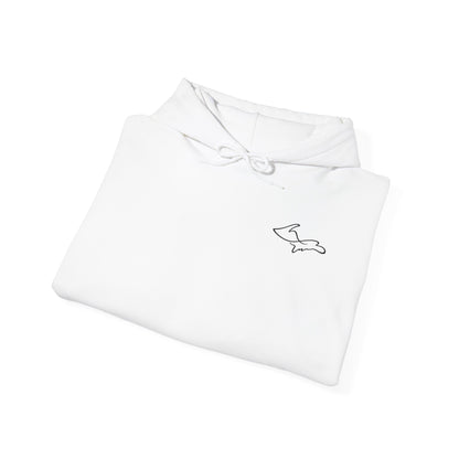 Michigan One Line Hoodie - Back Print