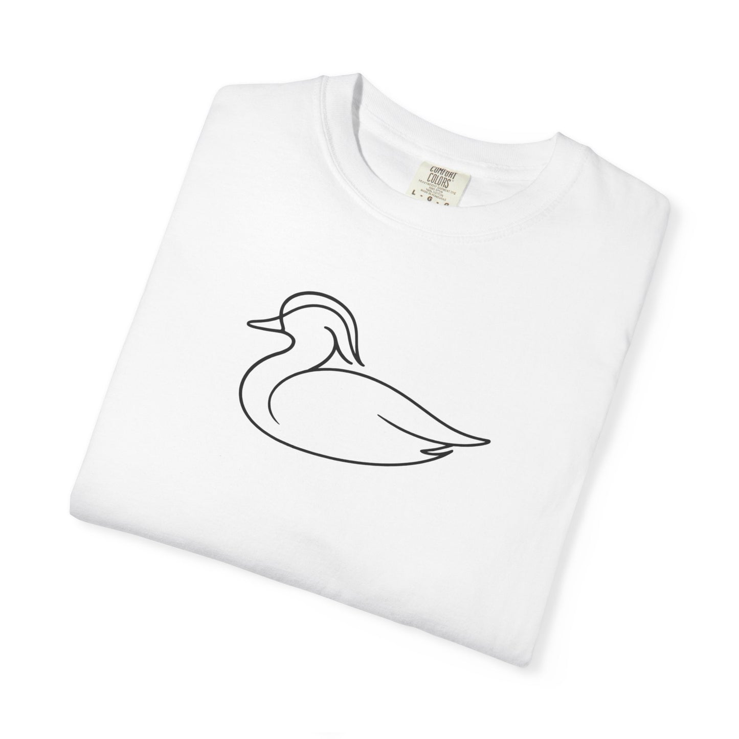 Wood Duck One Line T-Shirt - Heavyweight Comfort Colors