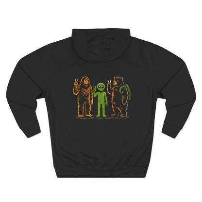 We Come In Peace Hoodie Backprint