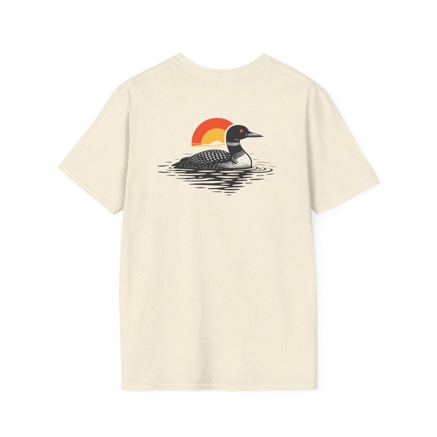 Loon at Sunset T-Shirt - Back Print