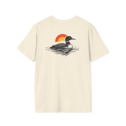 Loon at Sunset T-Shirt - Back Print