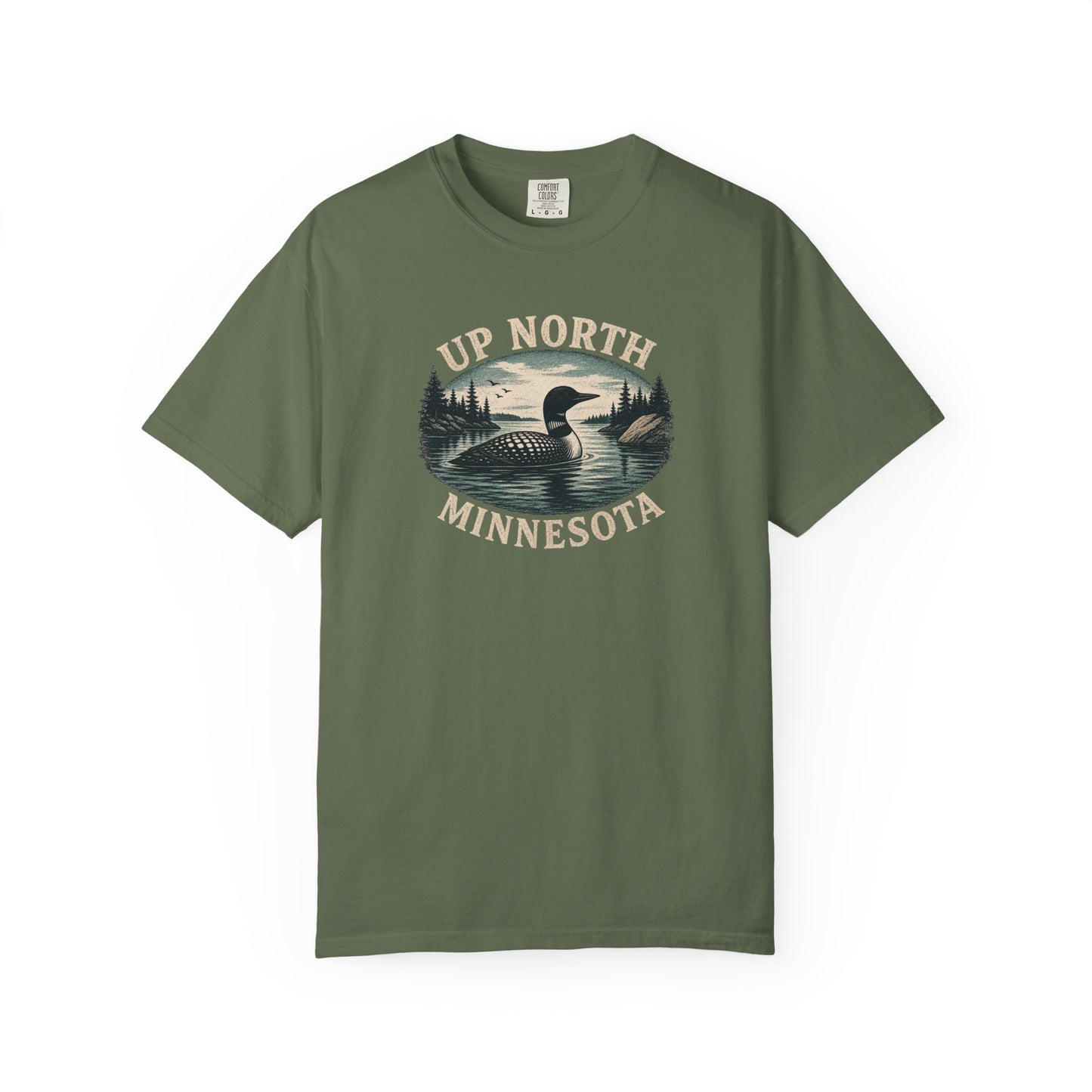 Loon Up North Minnesota T-Shirt - Heavyweight Comfort Colors