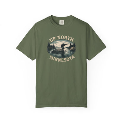 Loon Up North Minnesota T-Shirt - Heavyweight Comfort Colors