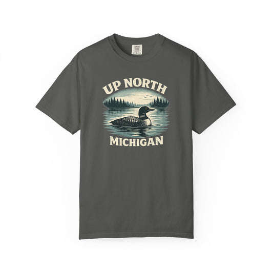 Loon Up North Michigan T-Shirt - Heavyweight Comfort Colors