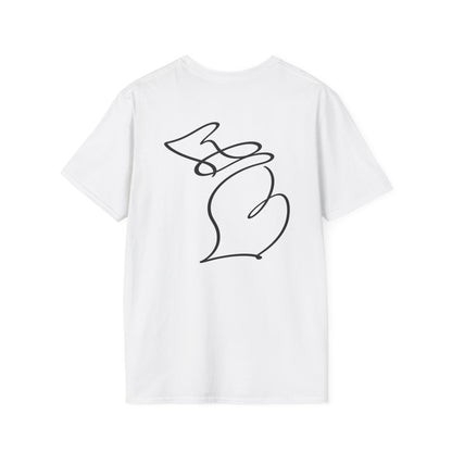 Michigan One Line T-Shirt - Back Print