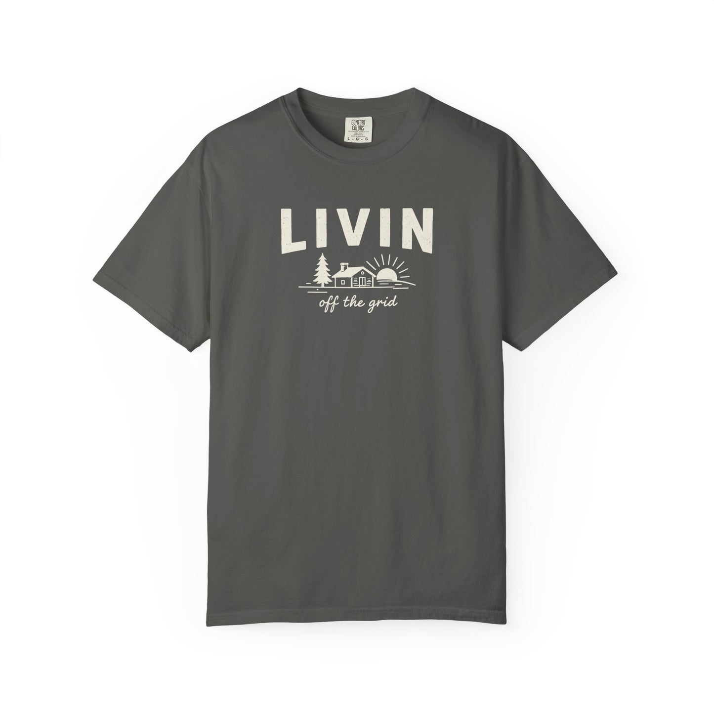 LIVIN off the Grid T-Shirt - Heavyweight Comfort Colors