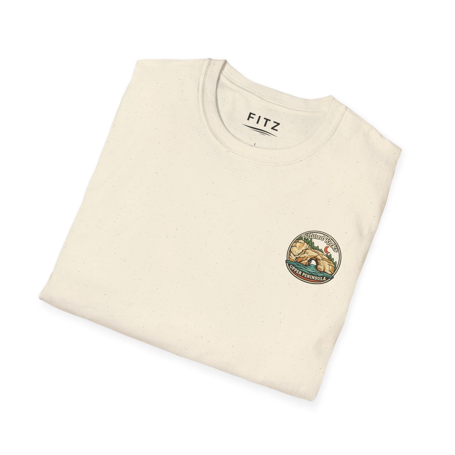 Pictured Rocks Lover's Leap T-Shirt - Back Print