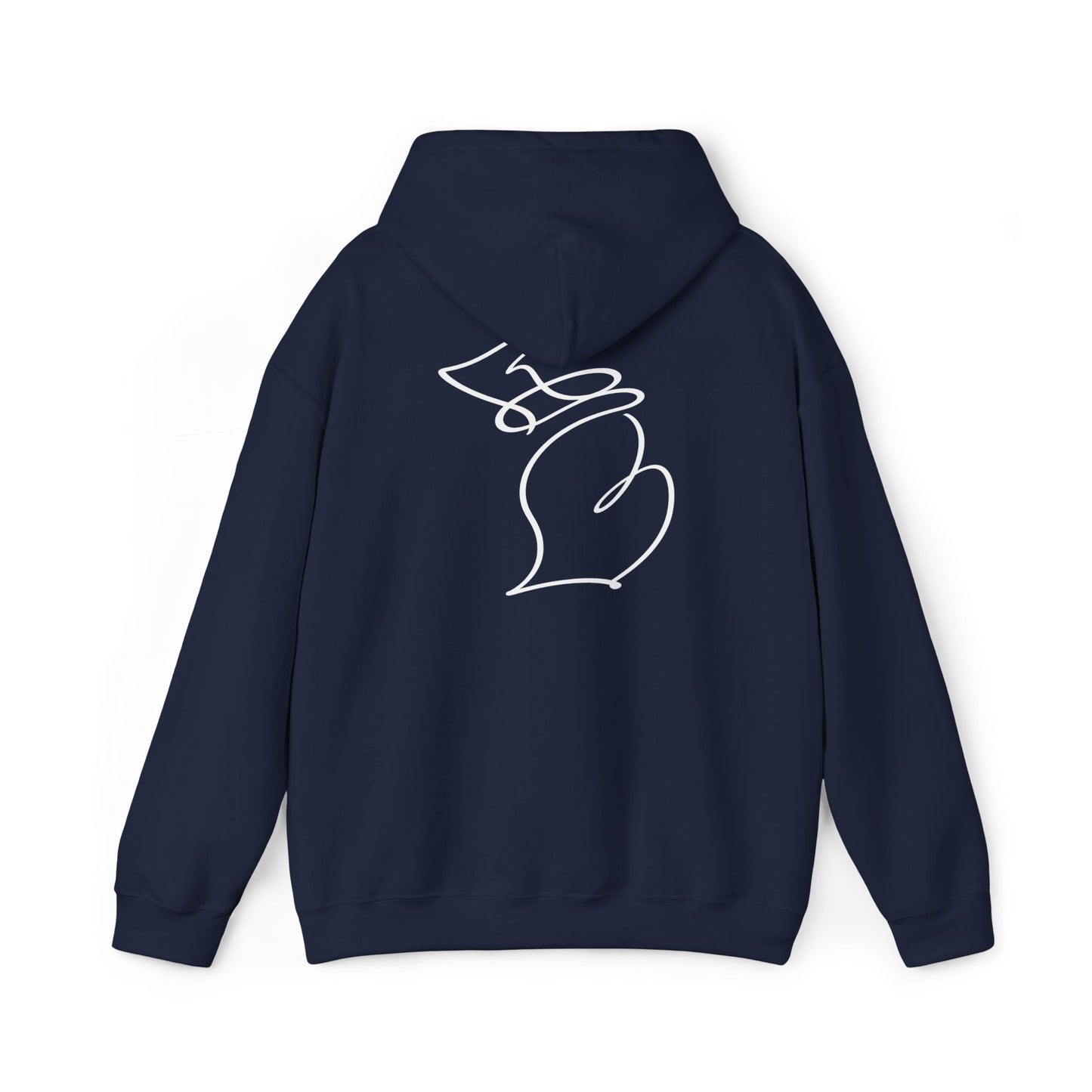 Michigan One Line Hoodie - Back Print