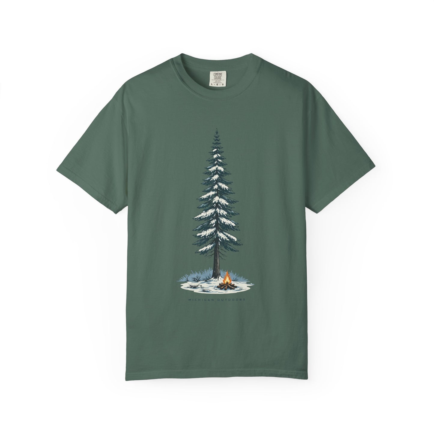 Michigan Outdoors T-Shirt - Heavyweight Comfort Colors