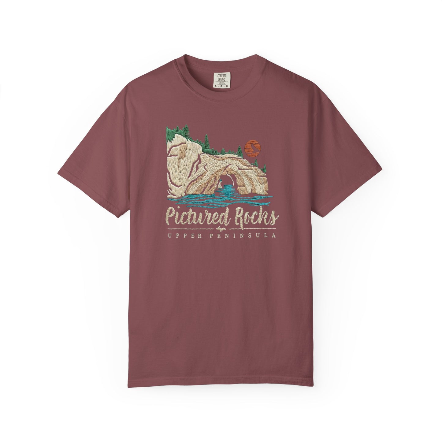 Pictured Rocks Lover's Leap T-Shirt - Heavyweight Comfort Colors