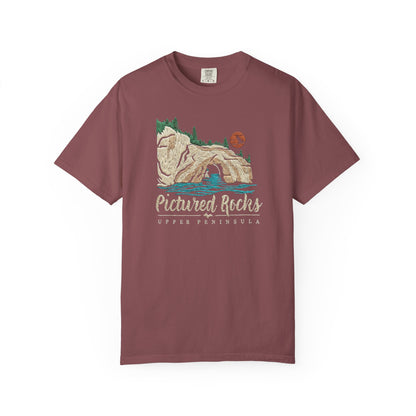 Pictured Rocks Lover's Leap T-Shirt - Heavyweight Comfort Colors
