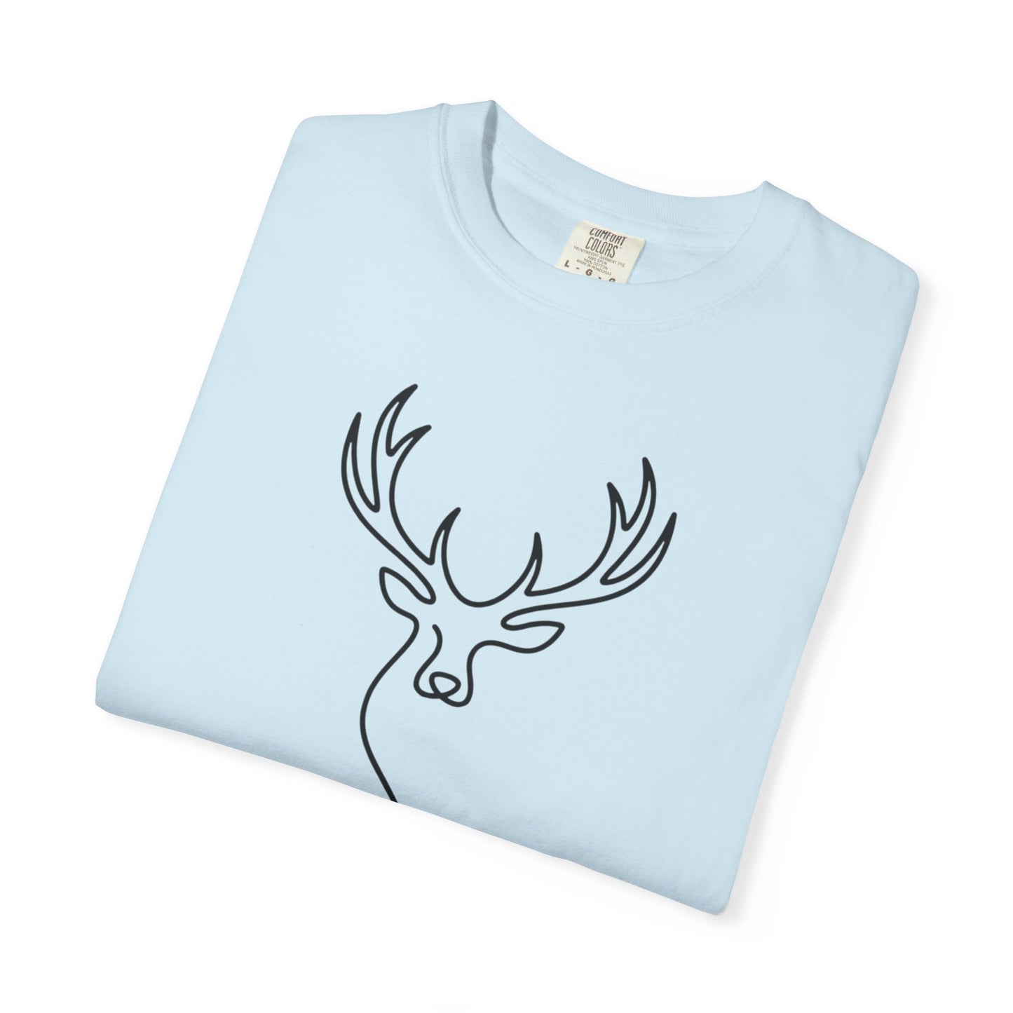 Elk One Line T-Shirt - Heavyweight Comfort Colors