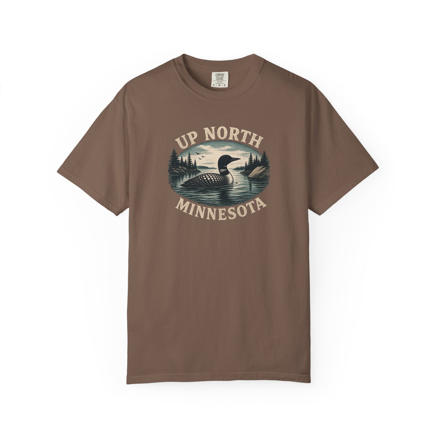 Loon Up North Minnesota T-Shirt - Heavyweight Comfort Colors