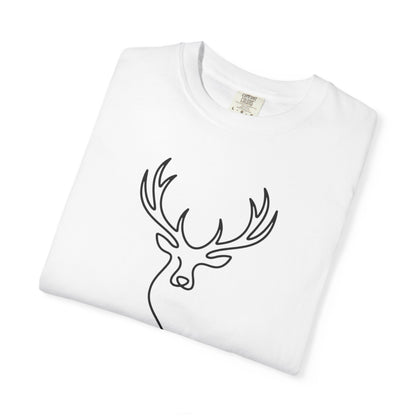 Elk One Line T-Shirt - Heavyweight Comfort Colors