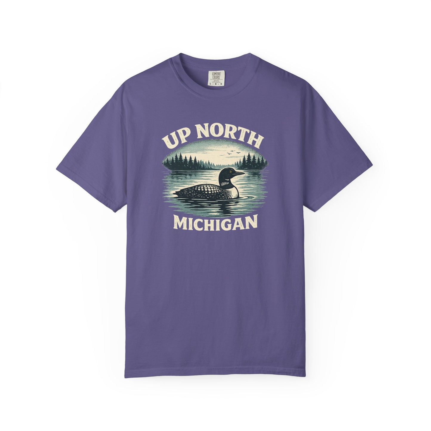 Loon Up North Michigan T-Shirt - Heavyweight Comfort Colors