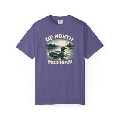 Loon Up North Michigan T-Shirt - Heavyweight Comfort Colors