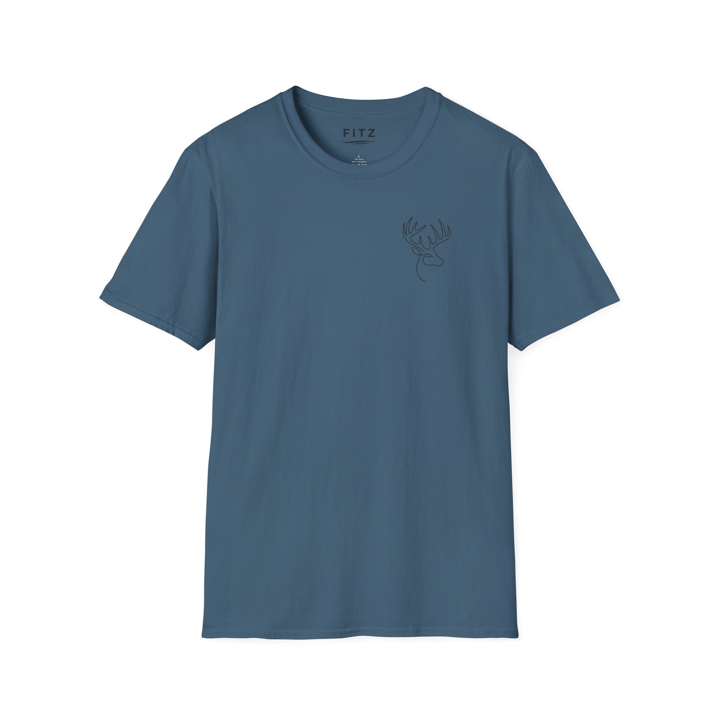 White-tailed One Line T-Shirt - Back Print