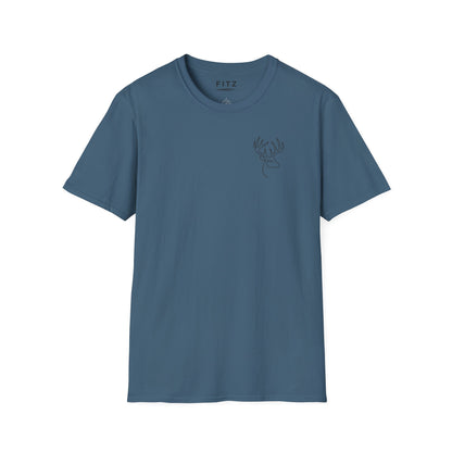 White-tailed One Line T-Shirt - Back Print