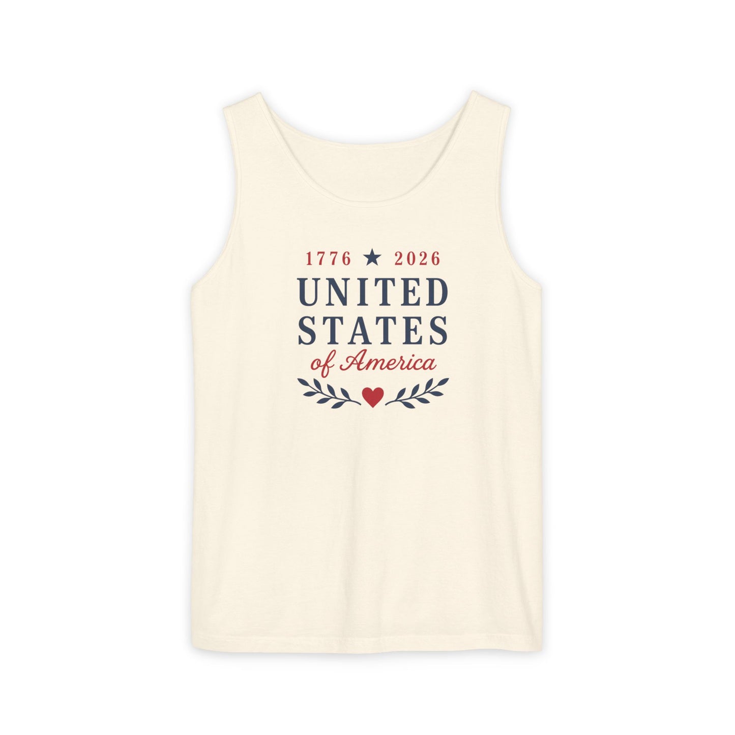 United States of America Tank Top - Heavyweight Comfort Colors