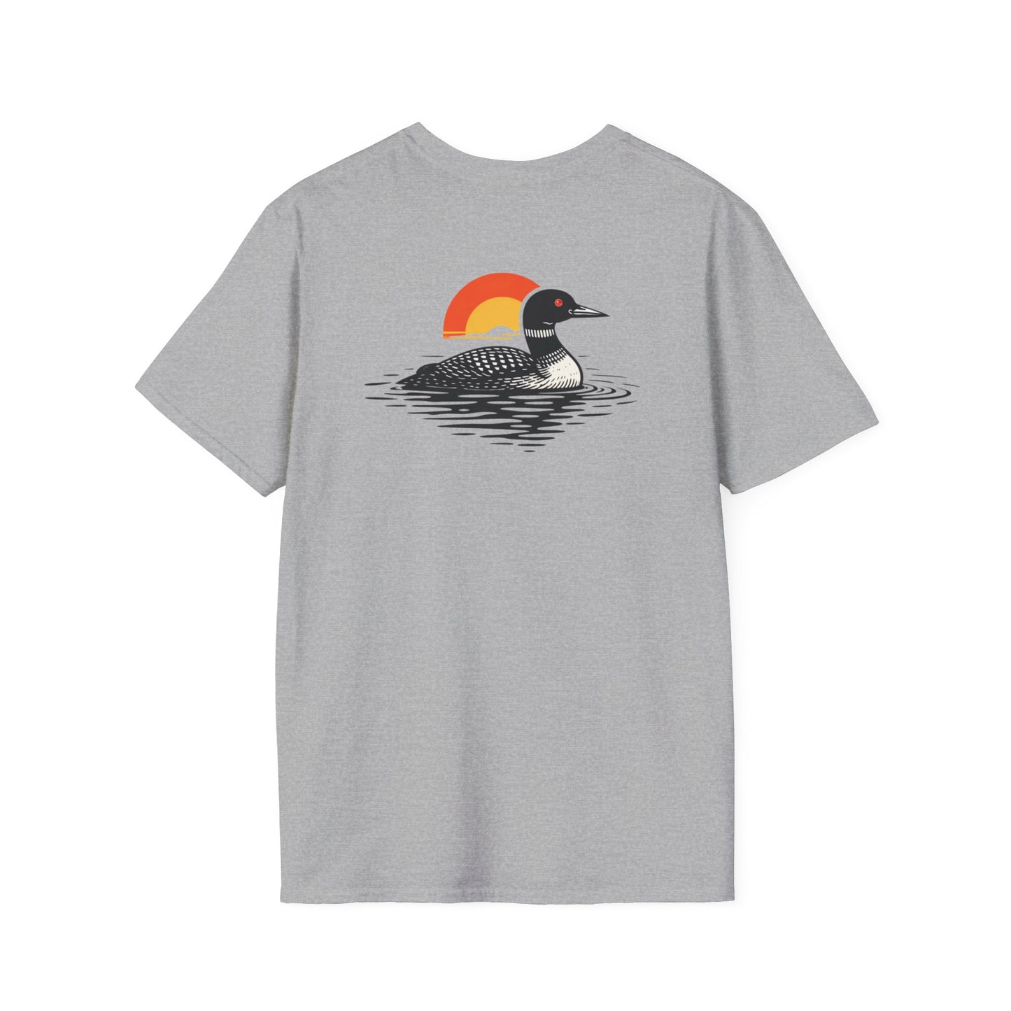 Loon at Sunset T-Shirt - Back Print
