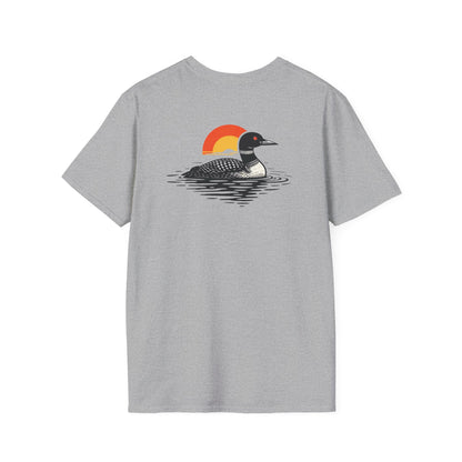 Loon at Sunset T-Shirt - Back Print