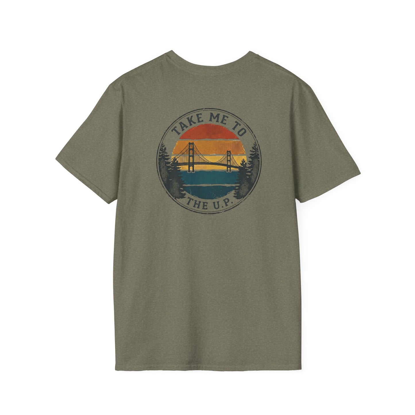 Take Me to the U.P. Sunset T-Shirt - Back Print