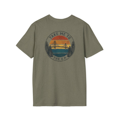 Take Me to the U.P. Sunset T-Shirt - Back Print