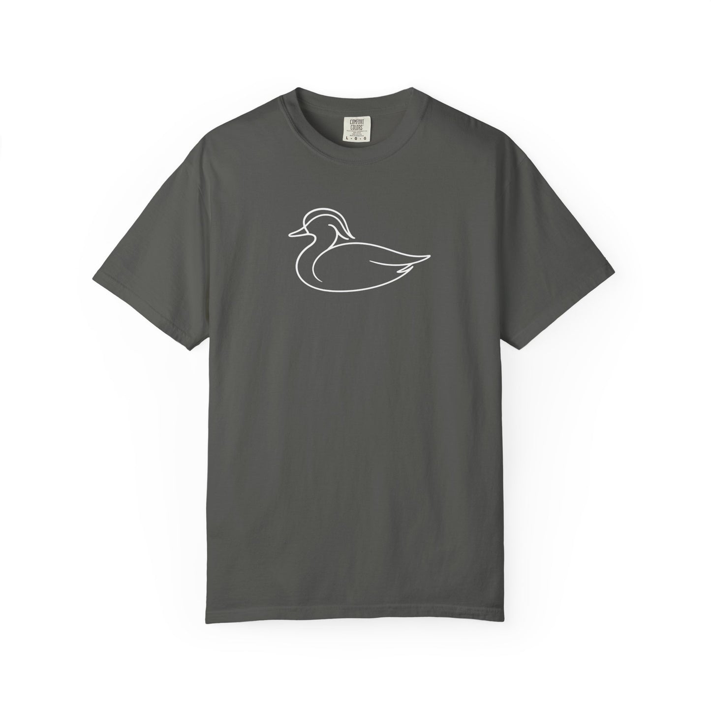 Wood Duck One Line T-Shirt - Heavyweight Comfort Colors
