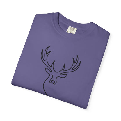 Elk One Line T-Shirt - Heavyweight Comfort Colors