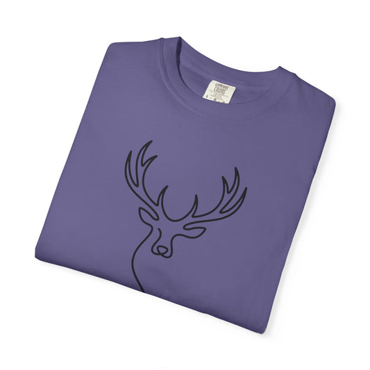 Elk One Line T-Shirt - Heavyweight Comfort Colors