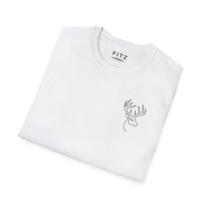 White-tailed One Line T-Shirt - Back Print