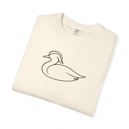 Wood Duck One Line T-Shirt - Heavyweight Comfort Colors
