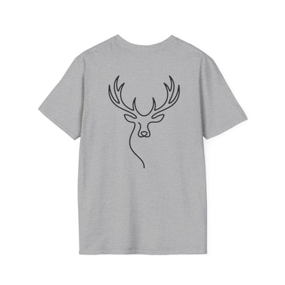 Elk One Line T-Shirt - Back Print
