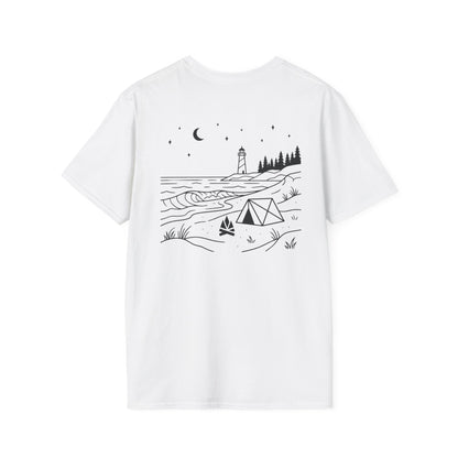 Beach Camping T-Shirt - Back Print