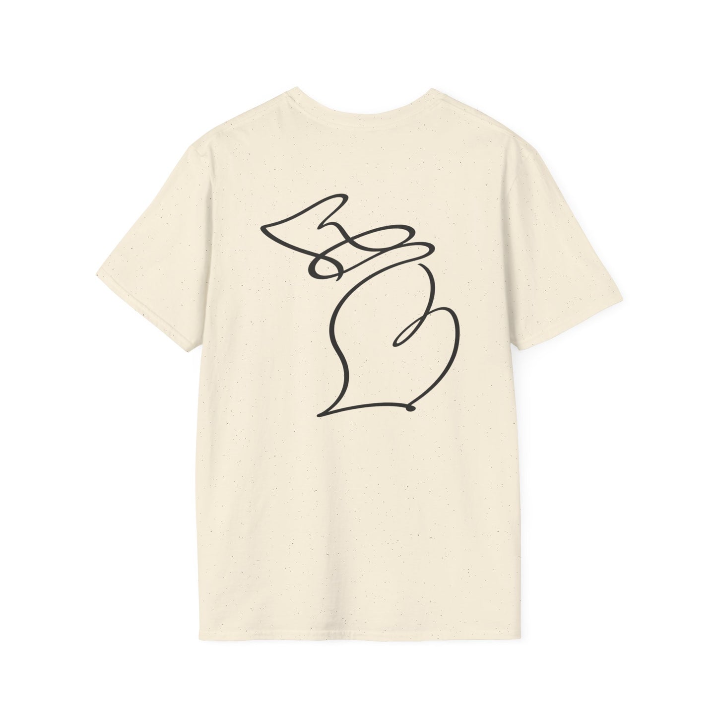 Michigan One Line T-Shirt - Back Print