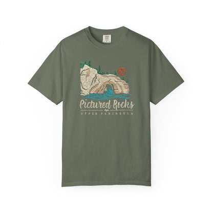 Pictured Rocks Lover's Leap T-Shirt - Heavyweight Comfort Colors