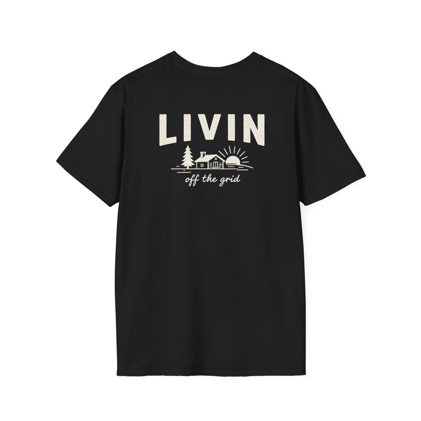 LIVIN off the Grid T-Shirt - Back Print
