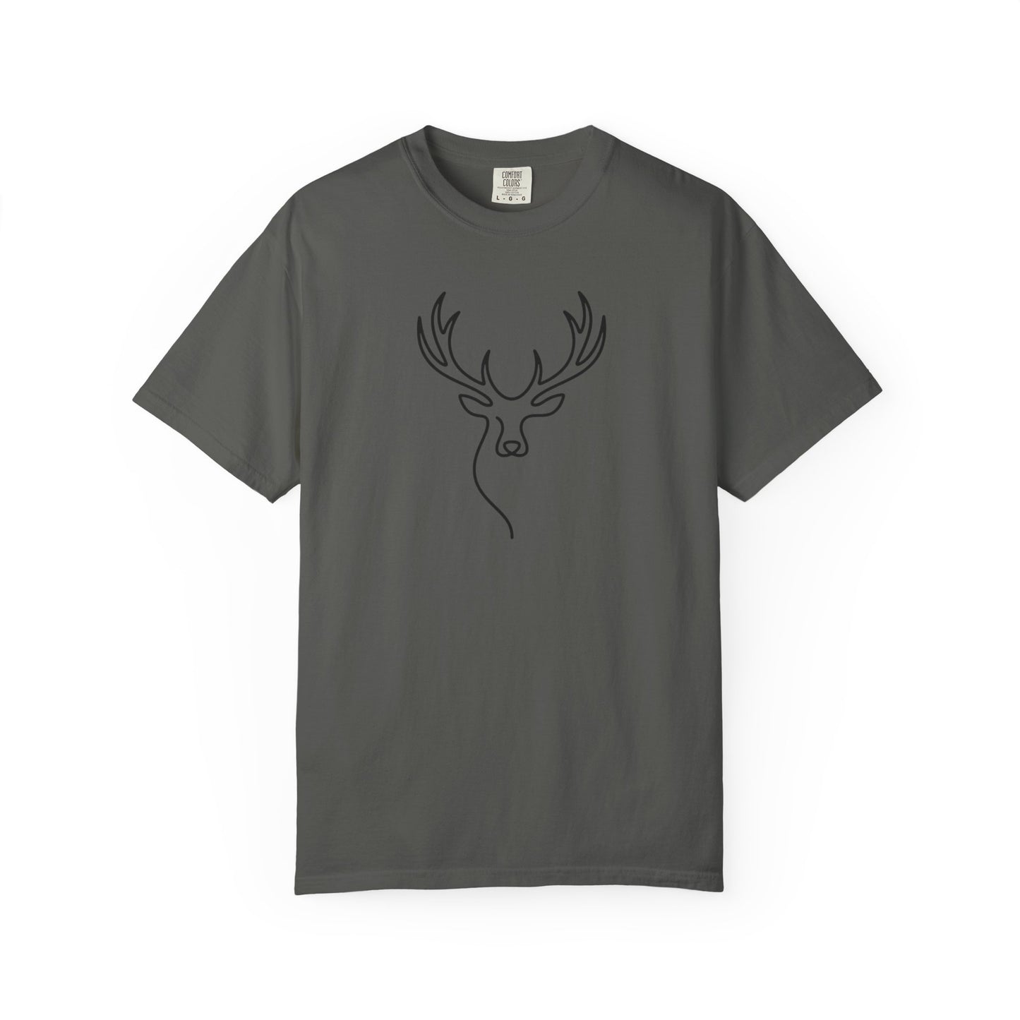 Elk One Line T-Shirt - Heavyweight Comfort Colors