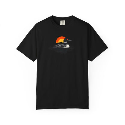 Loon at Sunset T-Shirt - Heavyweight Comfort Colors
