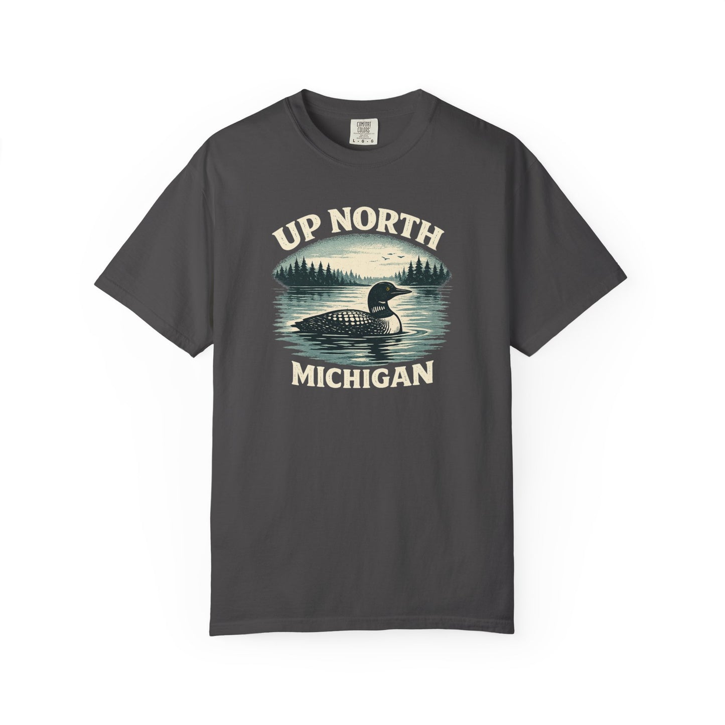 Loon Up North Michigan T-Shirt - Heavyweight Comfort Colors