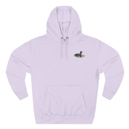 Loon Up North Michigan Hoodie - Back Print