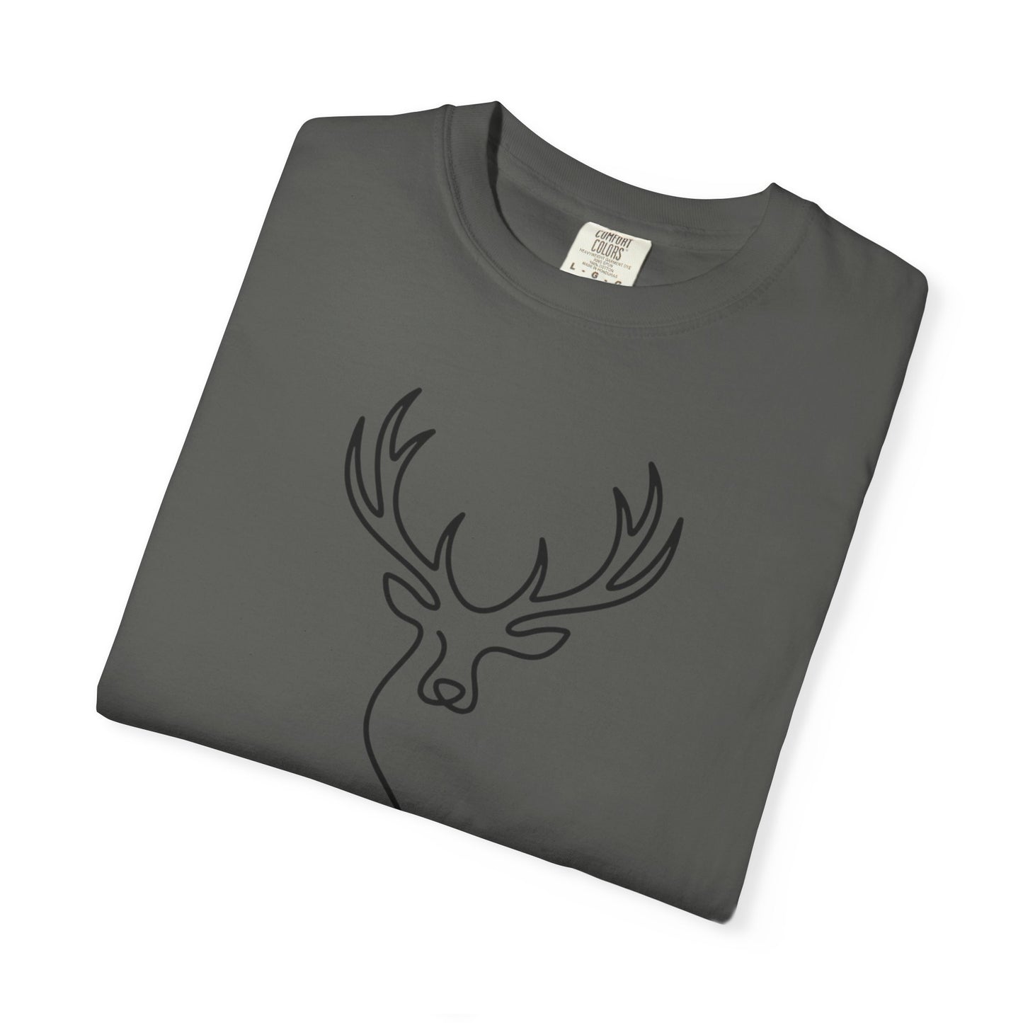 Elk One Line T-Shirt - Heavyweight Comfort Colors