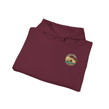Pictured Rocks Lover's Leap Hoodie - Back Print