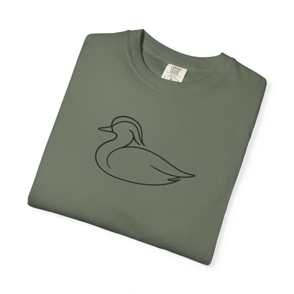 Wood Duck One Line T-Shirt - Heavyweight Comfort Colors