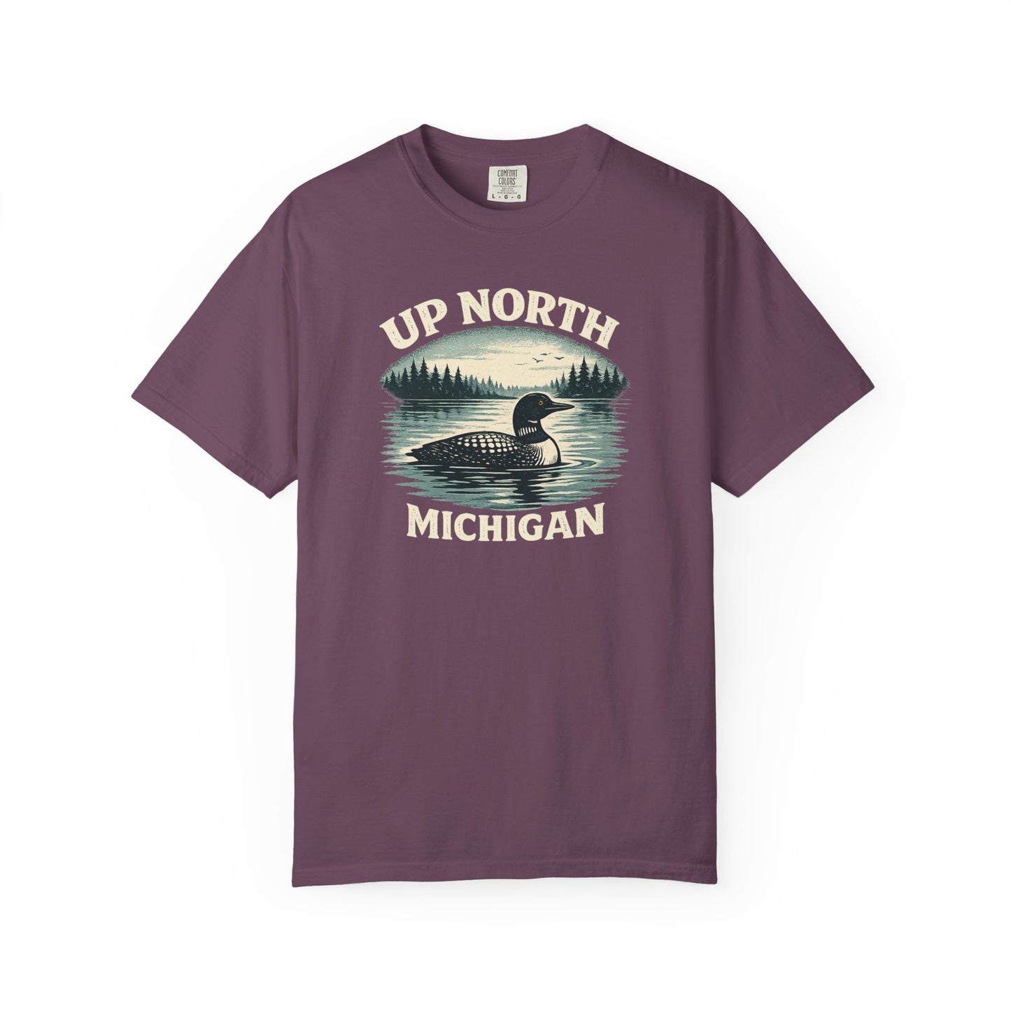 Loon Up North Michigan T-Shirt - Heavyweight Comfort Colors