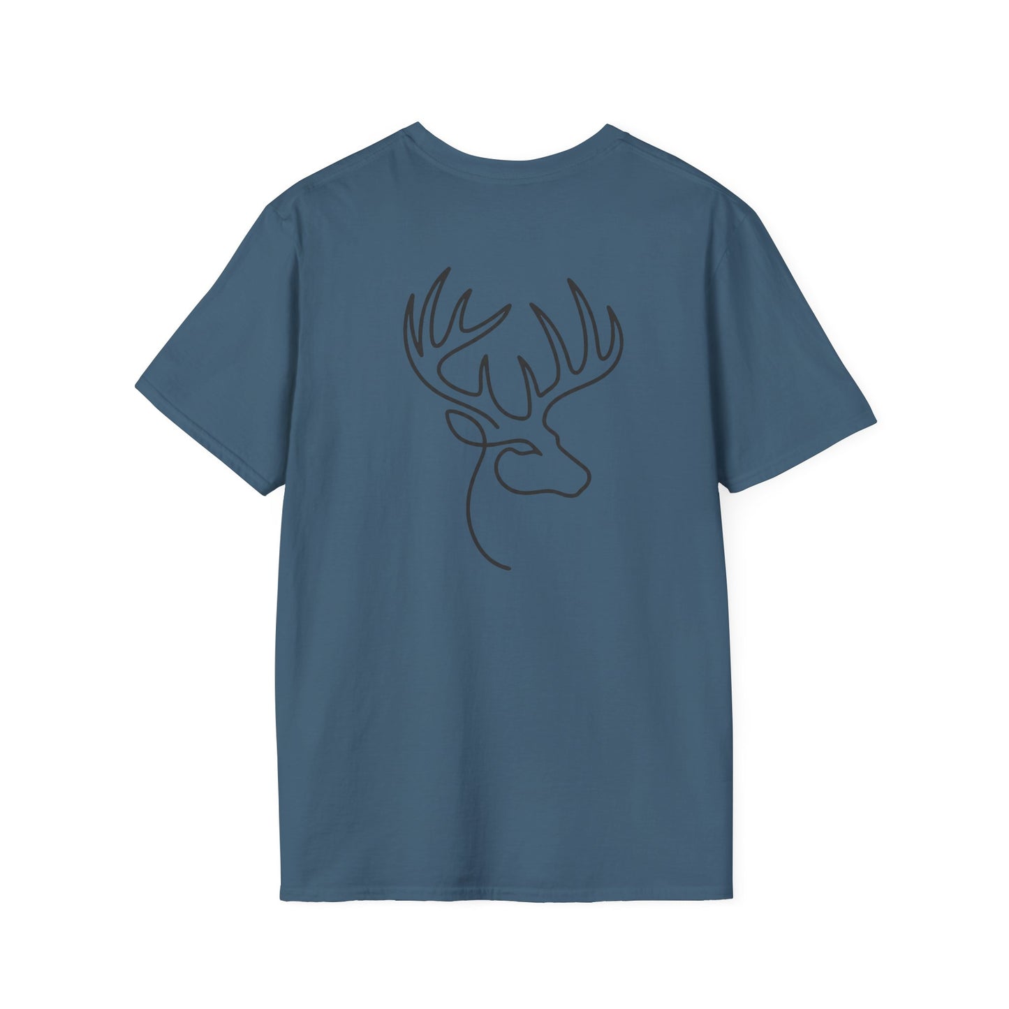 White-tailed One Line T-Shirt - Back Print