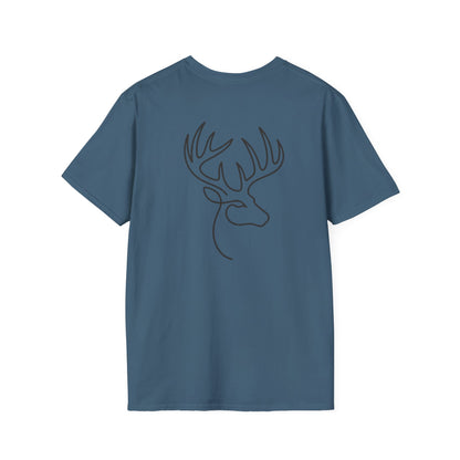 White-tailed One Line T-Shirt - Back Print